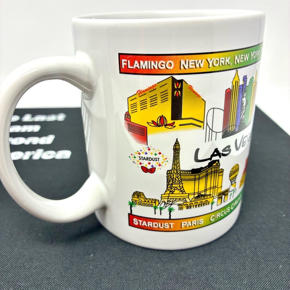 Las Vegas Strip Coffee Mug Collectible Las Vegas Memorabilia Casinos Vintage